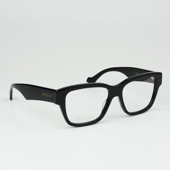 NEW Gucci GG1428O 004 Black Square Men Eyeglasses GG 1428O